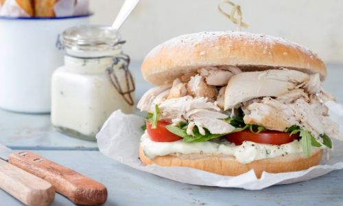 Roast Chicken Baps